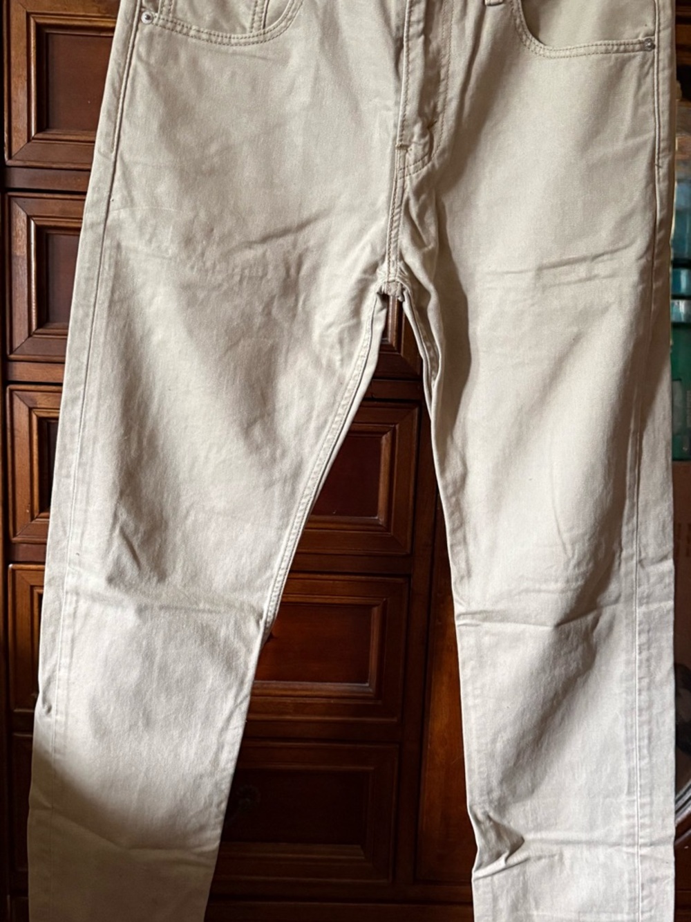 Levi's Men's Bootcut Jeans in Light Beige